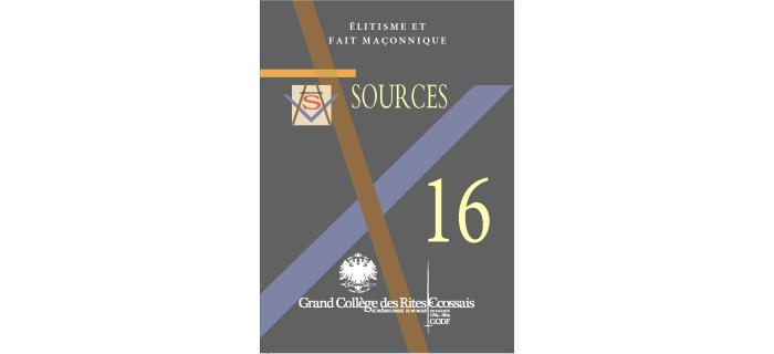 Sources 16 . Elitisme et fait maçonnique